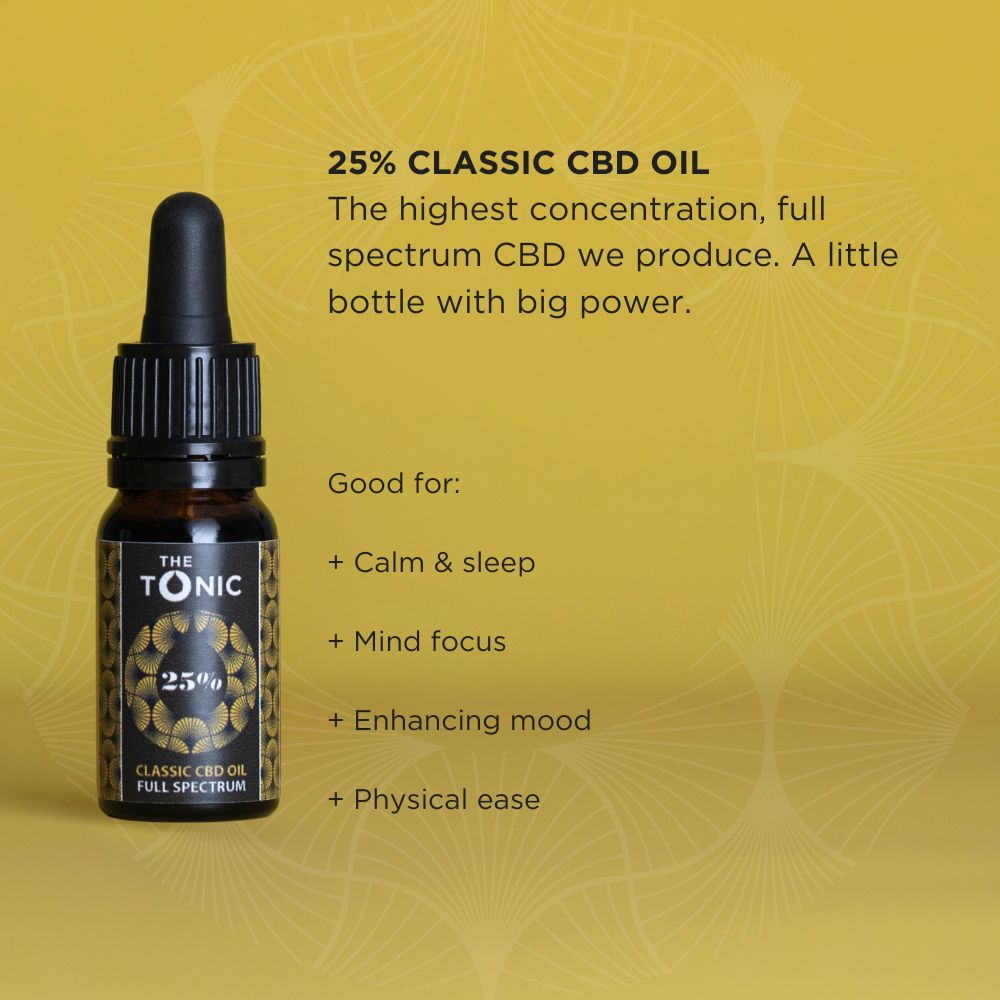 25% Super Strength Classic CBD Oil - The Tonic CBD