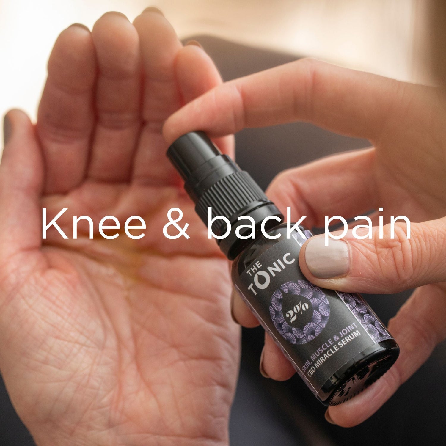 Knee and back pain - The Tonic CBD