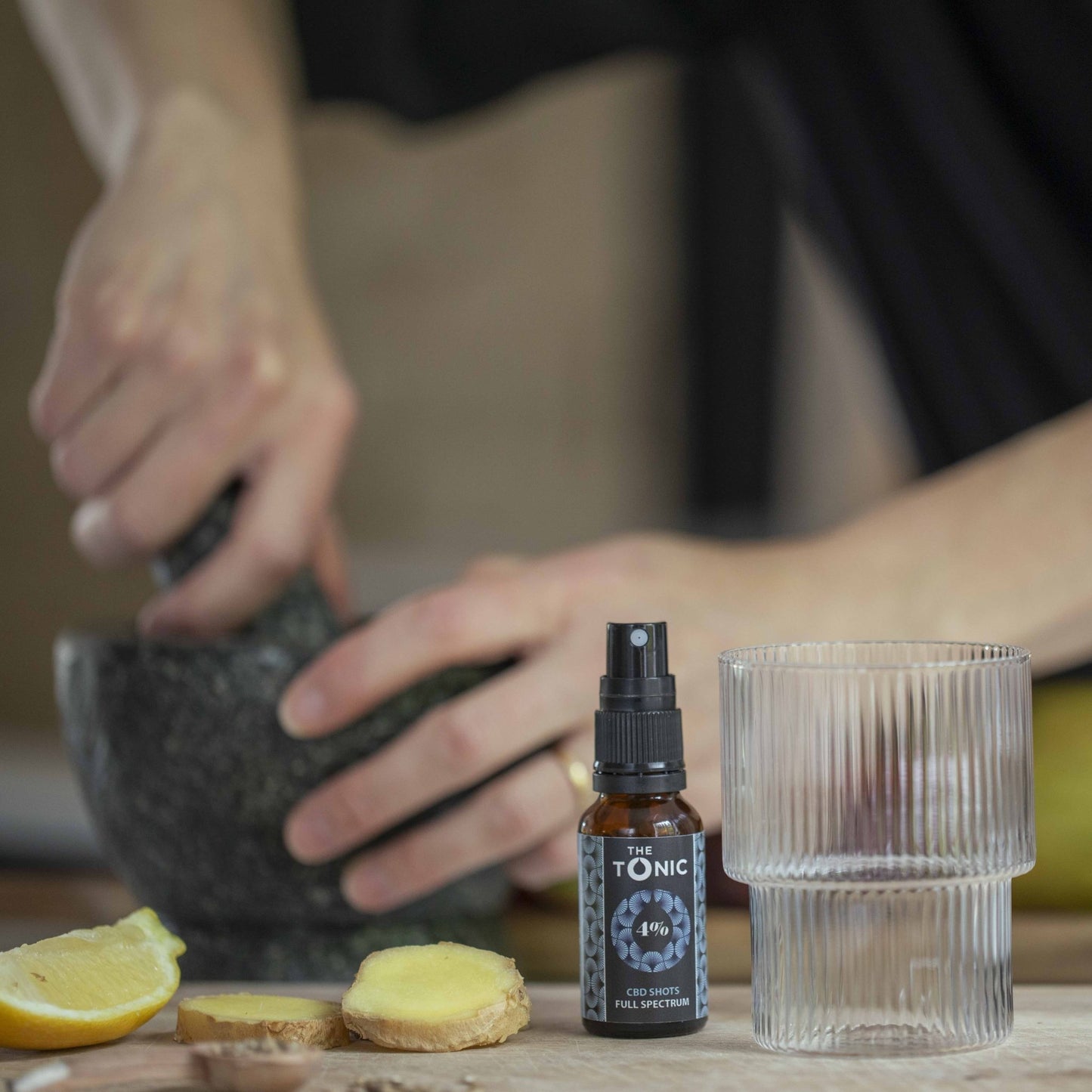 4% CBD Shots Full Spectrum - The Tonic CBD