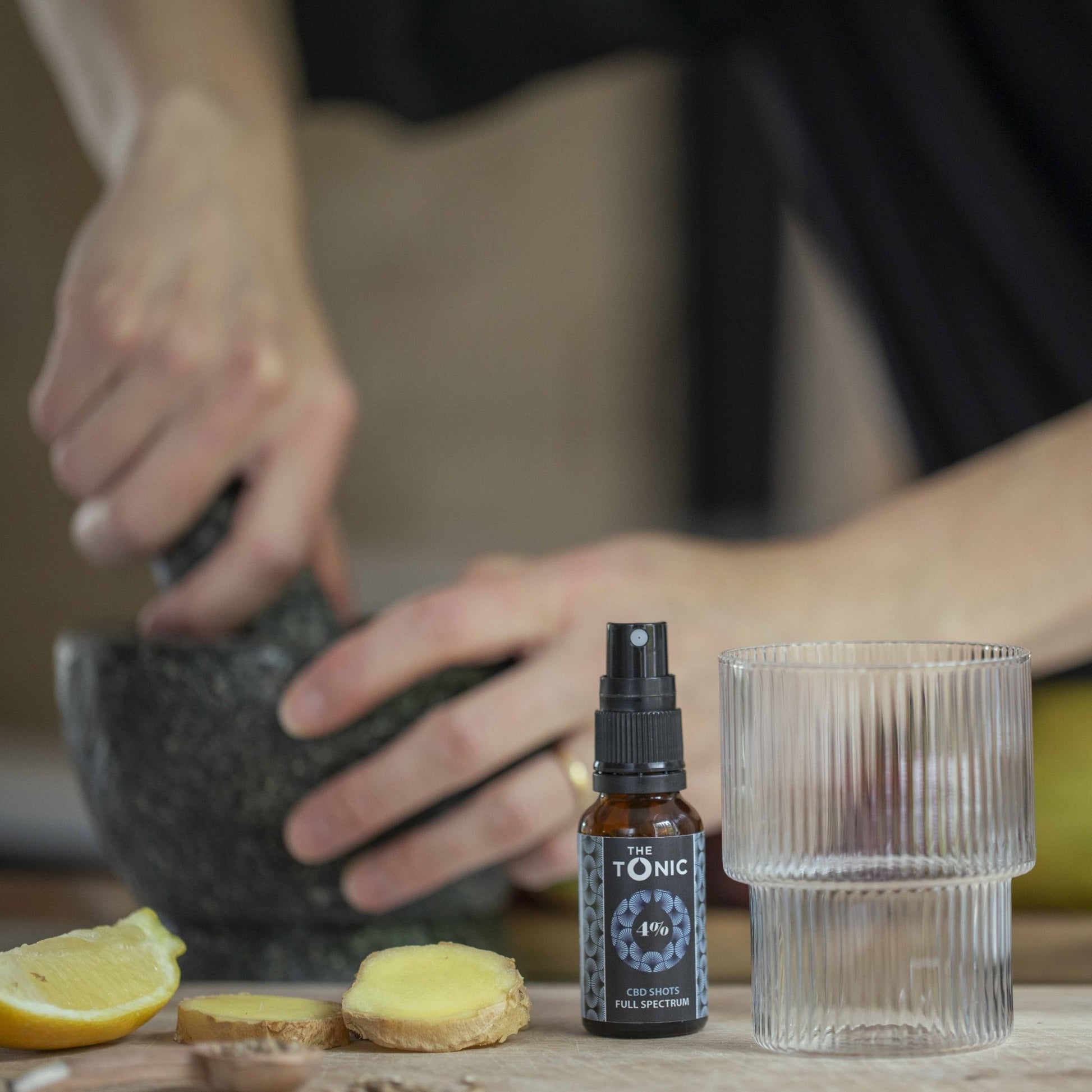 4% CBD Shots Full Spectrum - The Tonic CBD