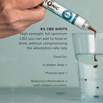 8% CBD Shots Full Spectrum - The Tonic CBD