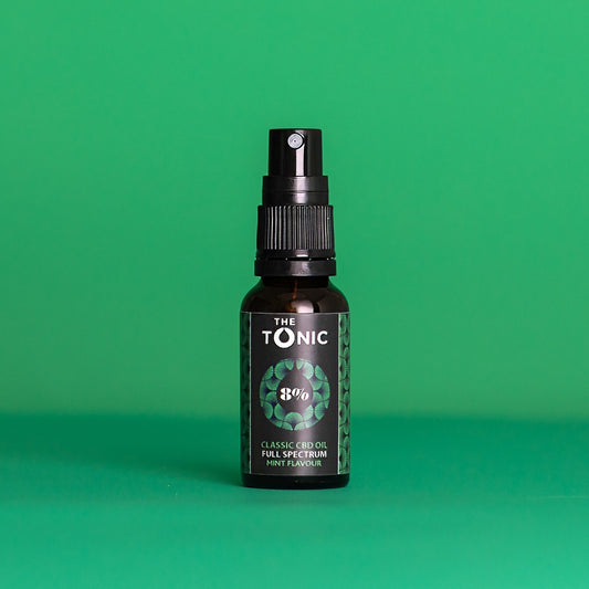 8% Classic CBD Oil Full Spectrum Mint Flavour