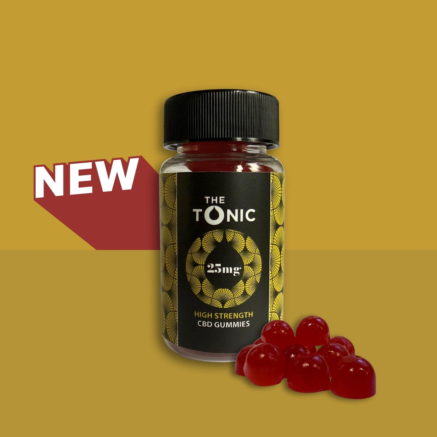 CBD Gummies 25mg High Strength - The Tonic CBD