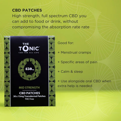 High Strength CBD Patches - The Tonic CBD