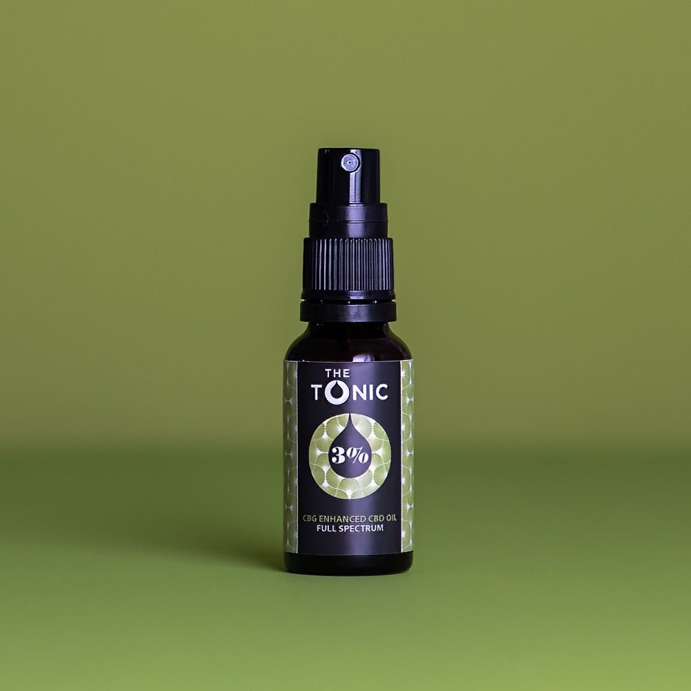Wonky bottle - 3% CBG Enhanced CBD Oil Full Spectrum - The Tonic CBD