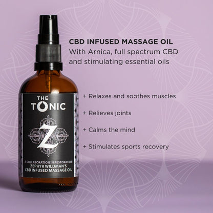 Zephyr Wildman’s CBD Massage Oil - The Tonic CBD
